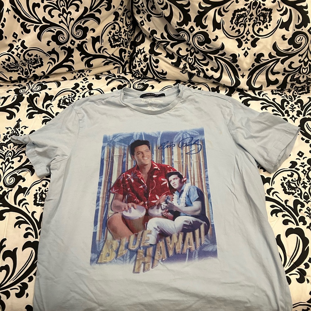 adidas Blue Hawaii Graphic Tee